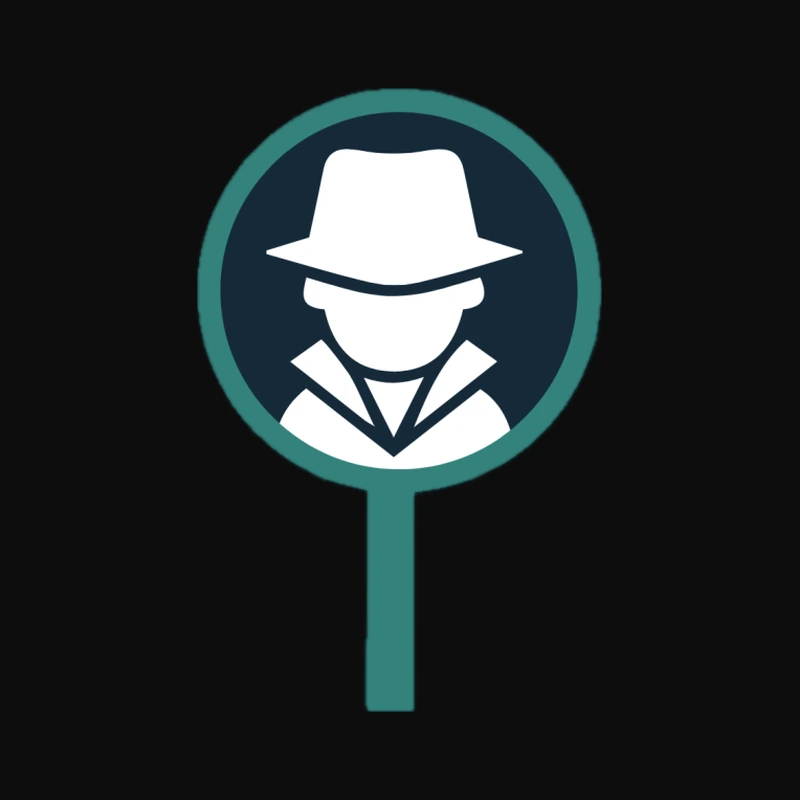 The Digital Sherlocks magnifying-glass emblem